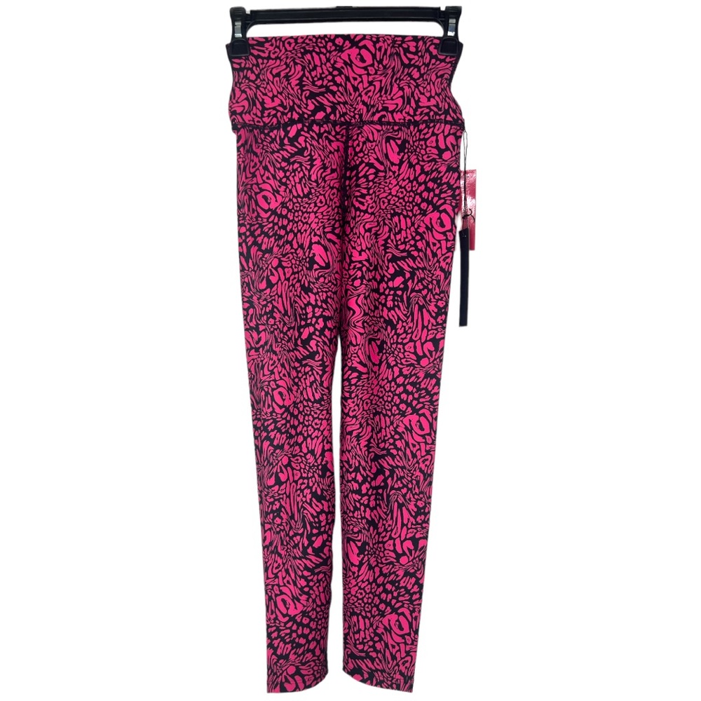 Carbon 38 Swirly Leopard Printed 7/8 Legging